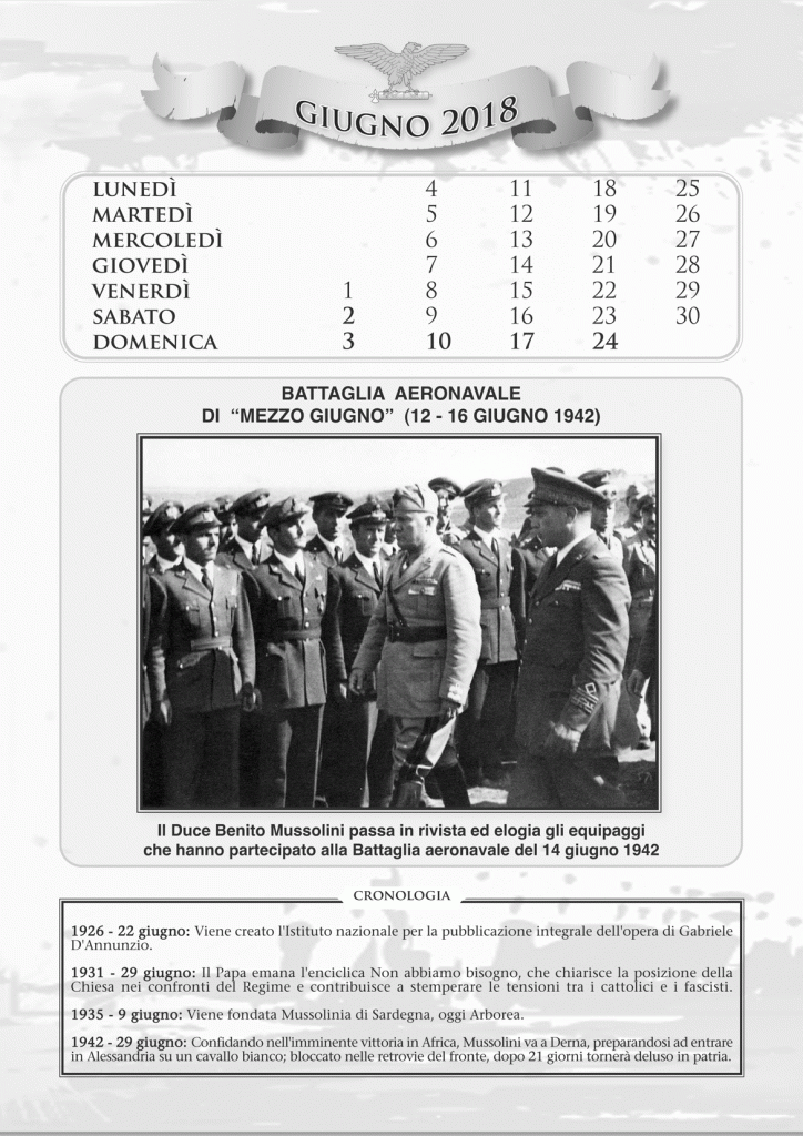 Calendario Storico Mussolini Racconti Di Storia Italia